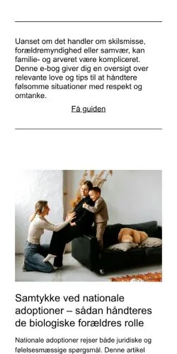 Anteprima del sito jurabladet.dk, media di Danimarca per articoli sponsorizzati
