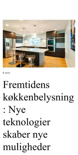 Anteprima del sito koekkeninfo.dk, media di Danimarca per articoli sponsorizzati