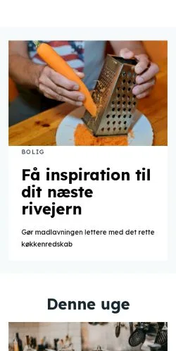 Anteprima del sito koldingkilden.dk, media di Danimarca per articoli sponsorizzati
