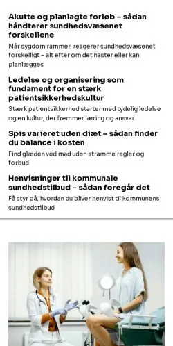 Anteprima del sito laegesiden.dk, media di Danimarca per articoli sponsorizzati