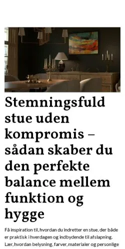 Anteprima del sito lampeinspiration.dk, media di Danimarca per articoli sponsorizzati