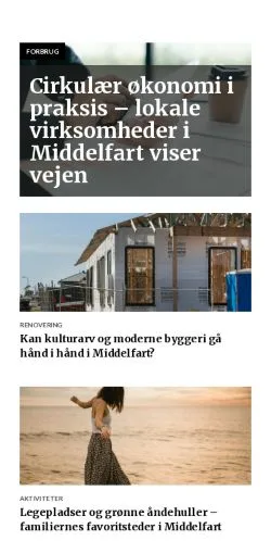 Anteprima del sito middelfartguiden.dk, media di Danimarca per articoli sponsorizzati
