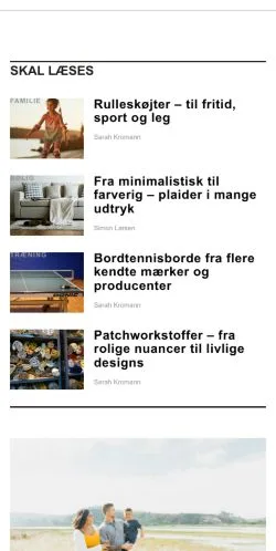 Anteprima del sito naestvedsnak.dk, media di Danimarca per articoli sponsorizzati