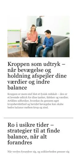 Podgląd witryny nypsykolog.dk, medium z kraju Dania do artykułów sponsorowanych