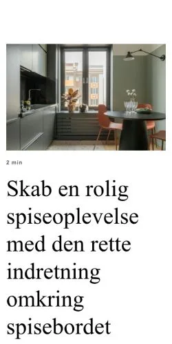 Anteprima del sito nytbord.dk, media di Danimarca per articoli sponsorizzati