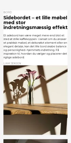 Aperçu du site ordhus.dk, média de Danemark pour articles sponsorisés