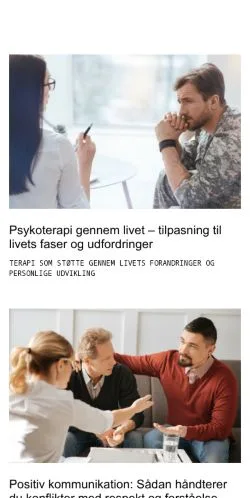 Podgląd witryny samtalepsykologi.dk, medium z kraju Dania do artykułów sponsorowanych