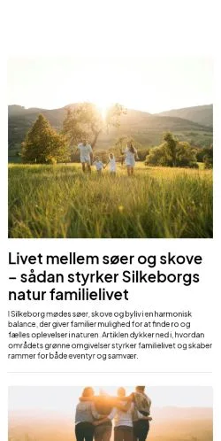 Anteprima del sito silkeborgkanalen.dk, media di Danimarca per articoli sponsorizzati