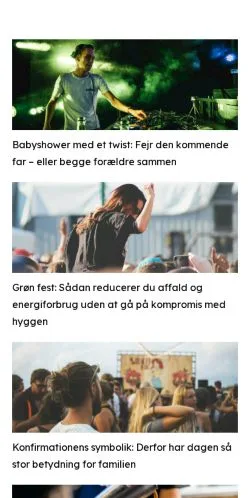스폰서 기사용 덴마크 매체 sjovfest.dk 사이트 미리보기