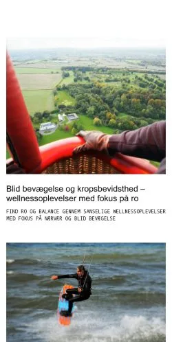 Anteprima del sito voresaktiviteter.dk, media di Danimarca per articoli sponsorizzati