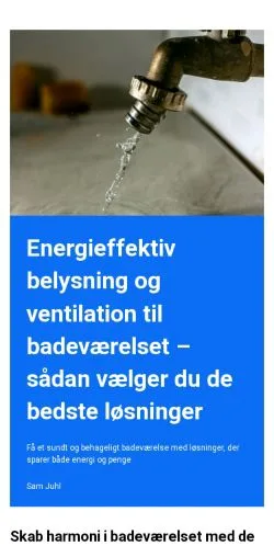 Aperçu du site vvsnet.dk, média de Danemark pour articles sponsorisés