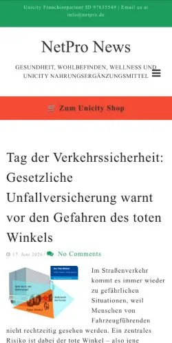 Anteprima del sito Bios Life News, media di Germania per articoli sponsorizzati