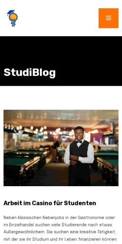 Preview of the StudiBlog website, a media outlet in United States for sponsored articles
