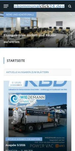 Anteprima del sito KBD Kommunaler Beschaffungs-Dienst, media di Germania per articoli sponsorizzati