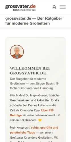 Anteprima del sito Grossvater, media di Germania per articoli sponsorizzati