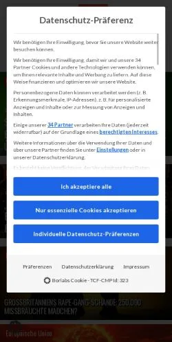 Anteprima del sito Report24, media di Germania per articoli sponsorizzati