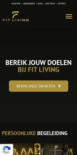 Anteprima del sito Fit Living Personal Training, media di Paesi Bassi per articoli sponsorizzati