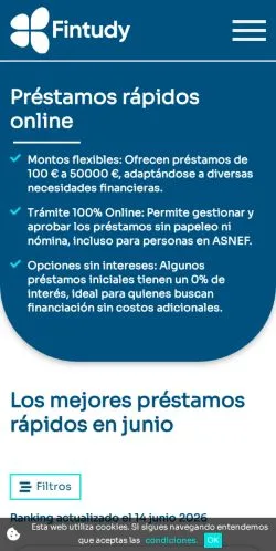 Forhåndsvisning af Fintudy, medie fra Spanien til sponsorerede artikler