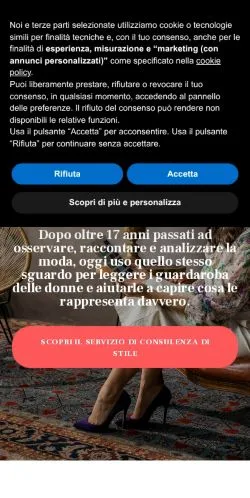 Anteprima del sito Shoeplay Style, media di Italia per articoli sponsorizzati