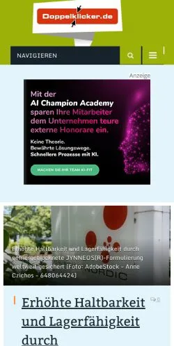 Forhåndsvisning af doppelklicker, medie fra Tyskland til sponsorerede artikler