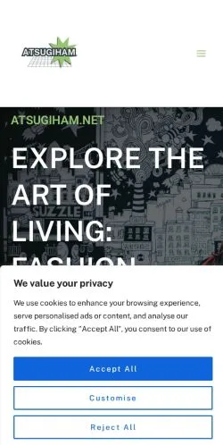 스폰서 기사용 미국 매체 Atsugiham 사이트 미리보기