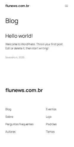 Podgląd witryny flunews.com.br, medium z kraju Brazylia do artykułów sponsorowanych