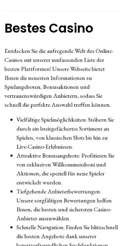 Anteprima del sito casinoabenteuer.de, media di Germania per articoli sponsorizzati