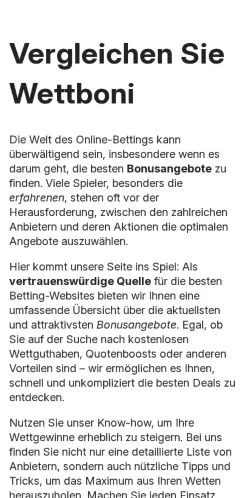 Anteprima del sito derwettclub.de, media di Germania per articoli sponsorizzati