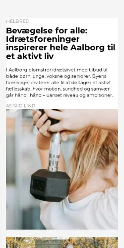Anteprima del sito aalborgensisk.dk, media di Danimarca per articoli sponsorizzati