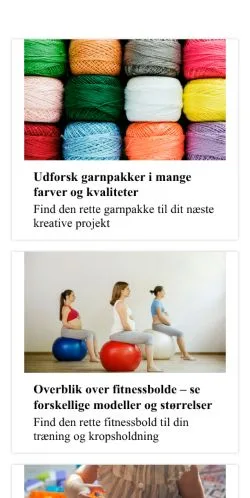 Podgląd witryny aarhusviden.dk, medium z kraju Dania do artykułów sponsorowanych
