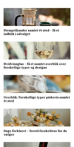 Anteprima del sito altomkoekken.dk, media di Danimarca per articoli sponsorizzati