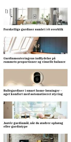 Pré-visualização do site bedstegardiner.dk, meio de Dinamarca para artigos patrocinados