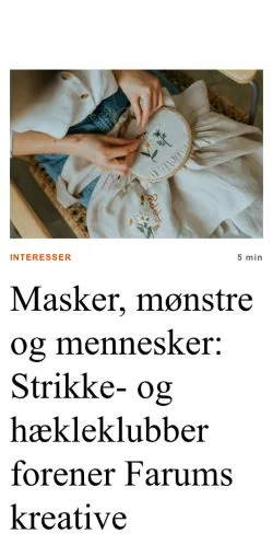 Anteprima del sito farumdagblad.dk, media di Danimarca per articoli sponsorizzati