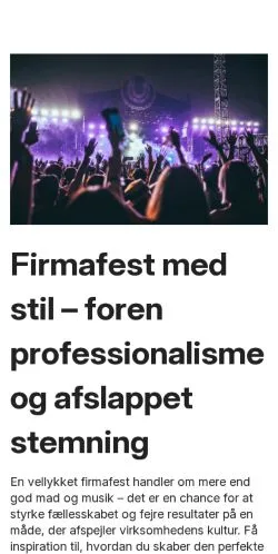 Anteprima del sito festfavoritter.dk, media di Danimarca per articoli sponsorizzati