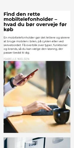 Forhåndsvisning af fritelefoni.dk, medie fra Danmark til sponsorerede artikler