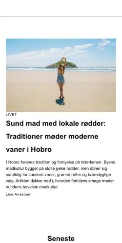 Podgląd witryny helehobro.dk, medium z kraju Dania do artykułów sponsorowanych