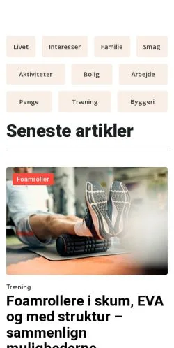 Pré-visualização do site herlevkanalen.dk, meio de Dinamarca para artigos patrocinados