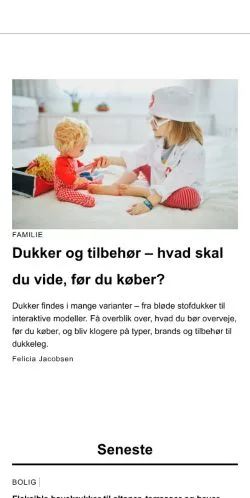 Anteprima del sito hilleroedfolk.dk, media di Danimarca per articoli sponsorizzati
