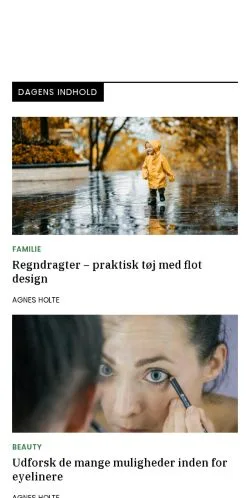Anteprima del sito jeresholbaek.dk, media di Danimarca per articoli sponsorizzati