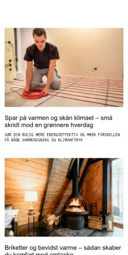 Anteprima del sito jeresvarme.dk, media di Danimarca per articoli sponsorizzati