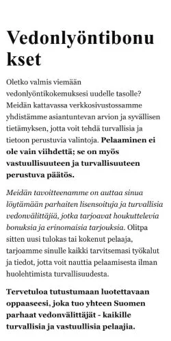 Anteprima del sito kertoimetkanava.fi, media di Finlandia per articoli sponsorizzati