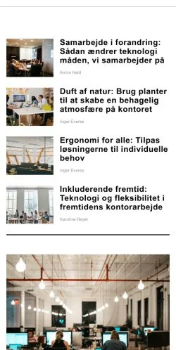 Anteprima del sito kontordepotet.dk, media di Danimarca per articoli sponsorizzati