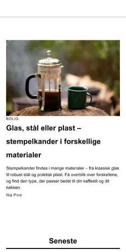 Voorbeeld van de site kunslagelse.dk, medium uit Denemarken voor gesponsorde artikelen