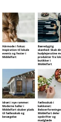 Anteprima del sito magasinetmiddelfart.dk, media di Danimarca per articoli sponsorizzati