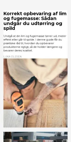 Forhåndsvisning af materialemagasinet.dk, medie fra Danmark til sponsorerede artikler