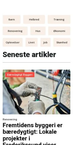 Anteprima del sito merefrederikssund.dk, media di Danimarca per articoli sponsorizzati