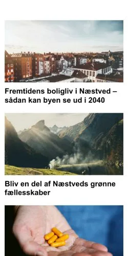 Anteprima del sito naestvedonline.dk, media di Danimarca per articoli sponsorizzati