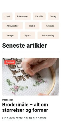 Vorschau der Website omvalby.dk, Medium aus Dänemark für gesponserte Artikel