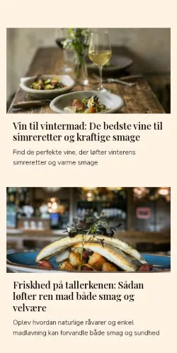 Podgląd witryny restaurantguides.dk, medium z kraju Dania do artykułów sponsorowanych