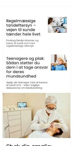 Anteprima del sito smilestil.dk, media di Danimarca per articoli sponsorizzati